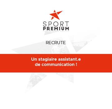  Sport Premium recherche un stagiaire assistant.e de communication !
