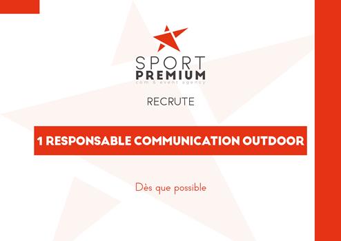 Sport Premium recrute un responsable communication outdoor